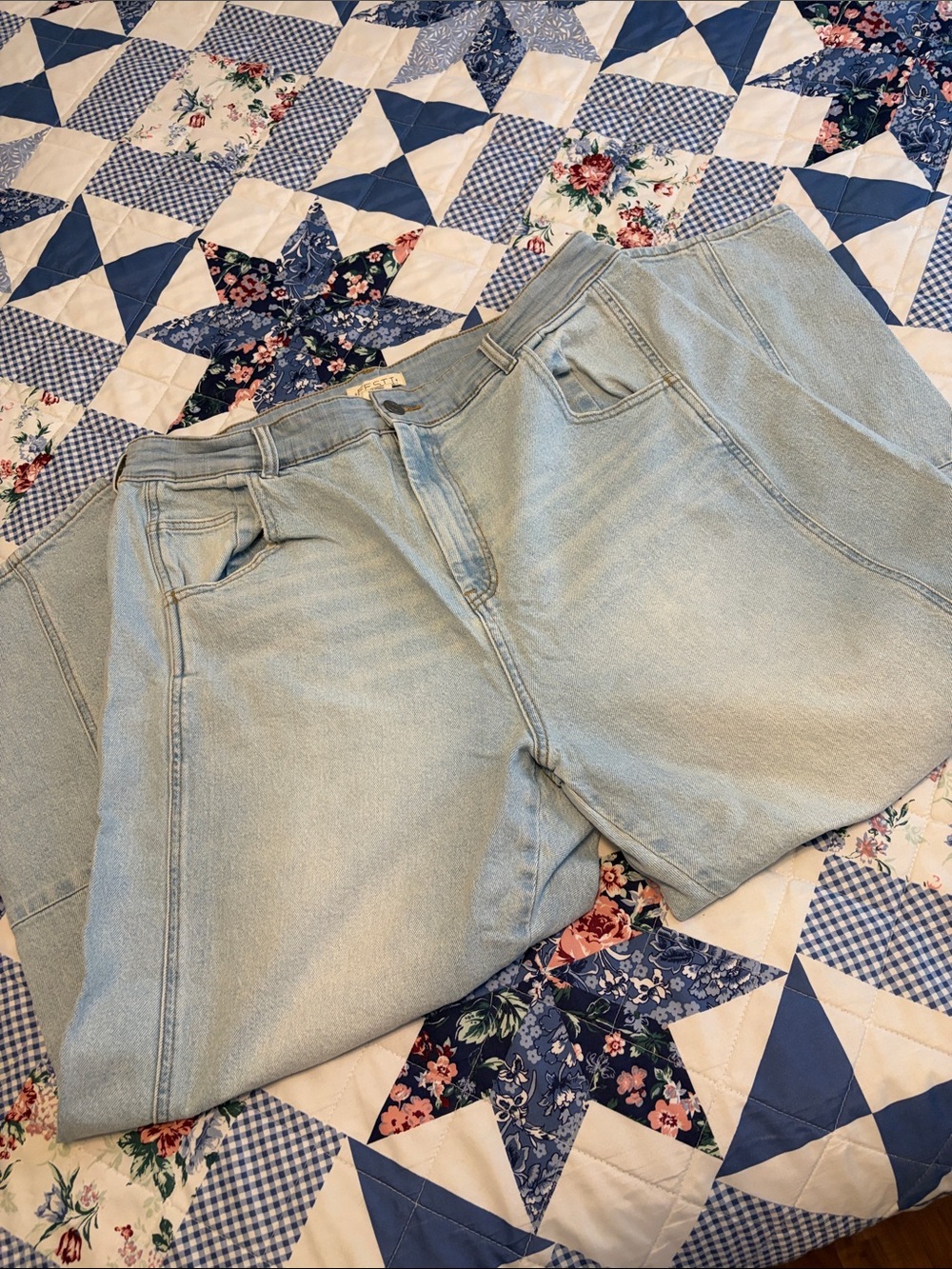 torrid Light Blue Barrel Jeans